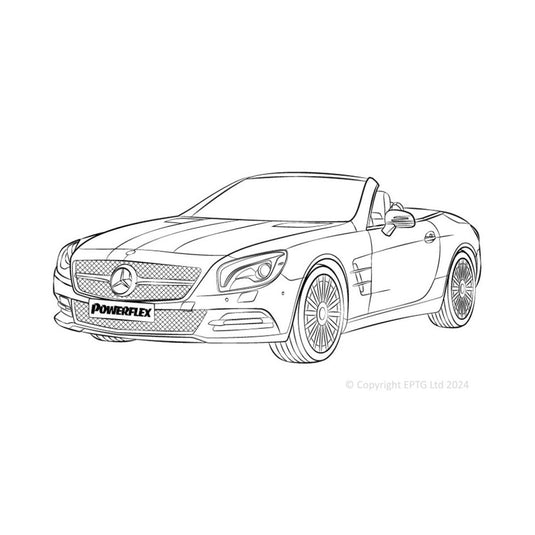 Silent block Powerflex Mercedes-Benz SL R231 (2011-2020)
