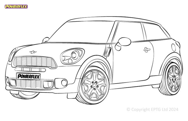Carica immagine in Galleria Viewer, Silent block Powerflex Mini R61 Paceman 4WD (2013-2016)
