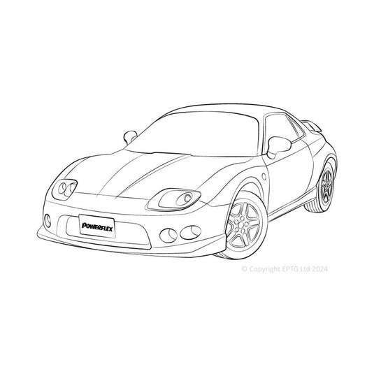 Schema boccole Powerflex Mitsubishi FTO (1994-1999)