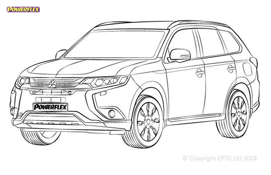 Silent block Powerflex Mitsubishi Outlander PHEV (2013-)