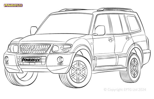 Silent block Powerflex Mitsubishi Shogun V7 (2000-2006)