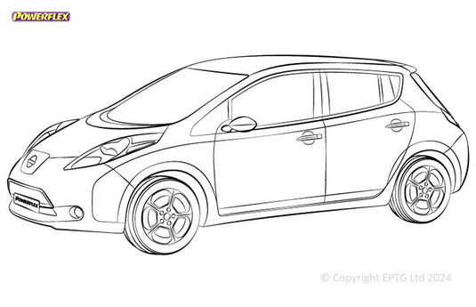 Silent block Powerflex Nissan Leaf (2011 on )