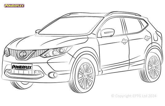 Silent block Powerflex Nissan Qashqai J11 (2013-)