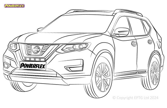 Silent block Powerflex Nissan X-Trail T32 (2013-)