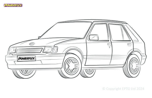 Silent block Powerflex Opel Corsa A (1983-1993)