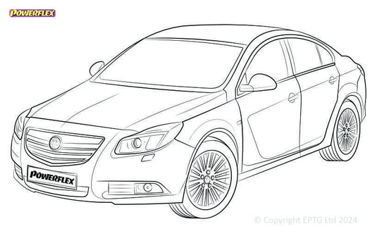 Silent block Powerflex Opel Insignia 2wd (2008-2017)