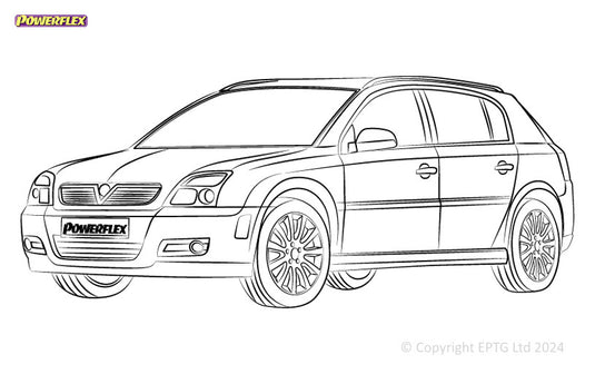Schema boccole Powerflex Opel Signum (2003-2008)