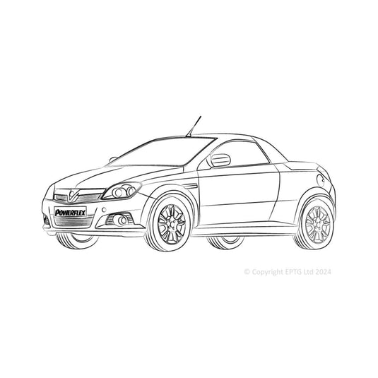 Silent block Powerflex Opel Tigra Twin Top B (2004-2009)