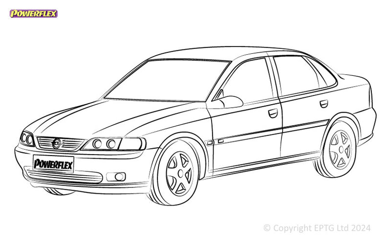 Carica immagine in Galleria Viewer, Schema boccole Powerflex Opel Vectra B (1995-2002)
