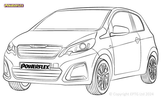 Silent block Powerflex Peugeot 108 (2014-)