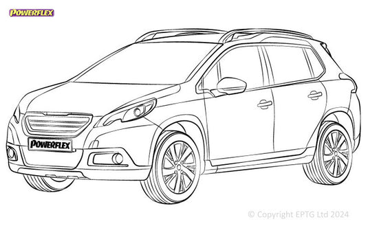 Silent block Powerflex Peugeot 2008 (2013-2019)