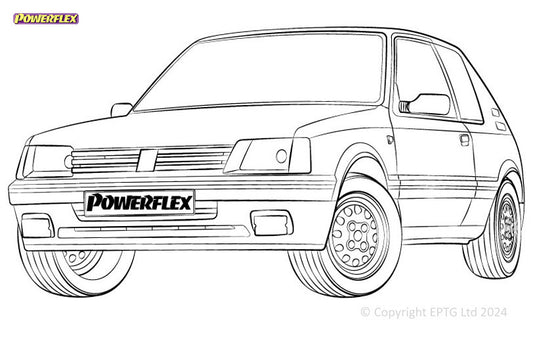 Silent block Powerflex Peugeot 205 GTi(1985-1998)