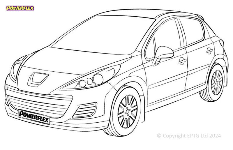 Carica immagine in Galleria Viewer, Silent block Powerflex Peugeot 207 (2006-2014)
