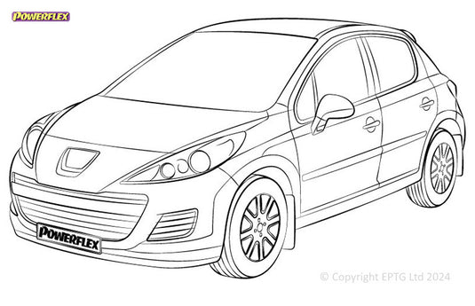 Silent block Powerflex Peugeot 207 (2006-2014)