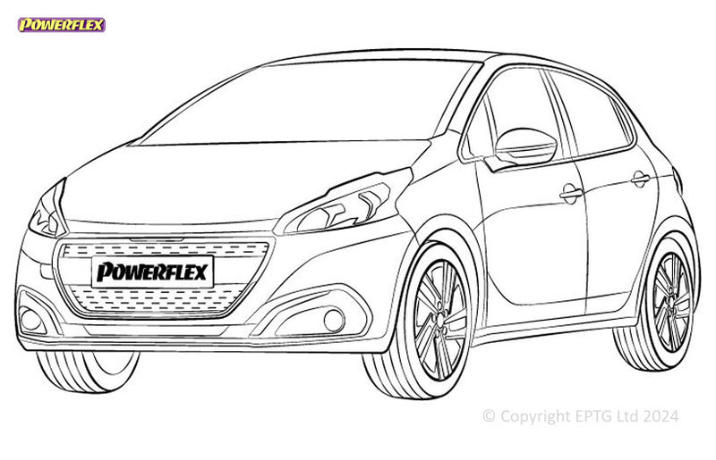 Carica immagine in Galleria Viewer, Silent block Powerflex Peugeot 208 (2012-2019)
