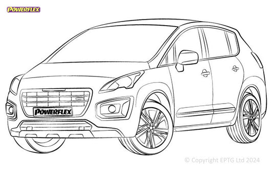 Silent block Powerflex Peugeot 3008 MK1 (2008-2016)