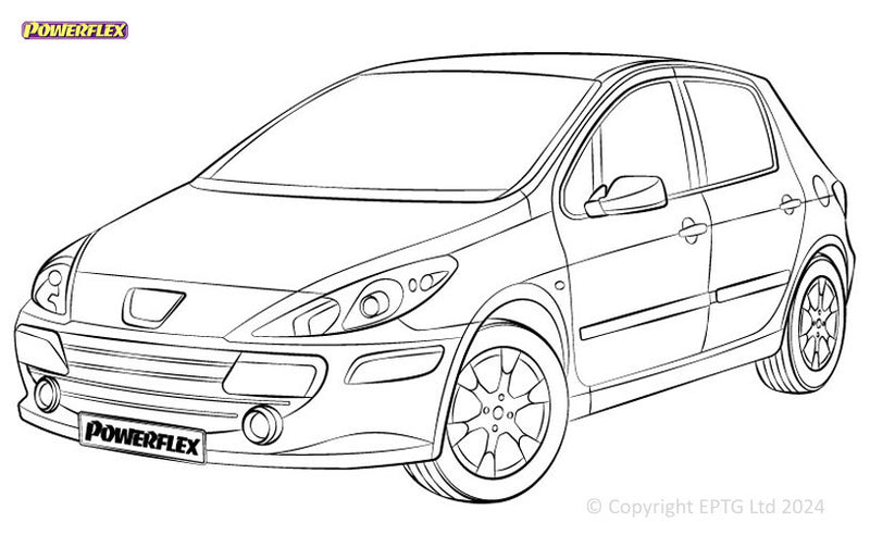 Carica immagine in Galleria Viewer, Silent block Powerflex Peugeot 307 (2001-2011)
