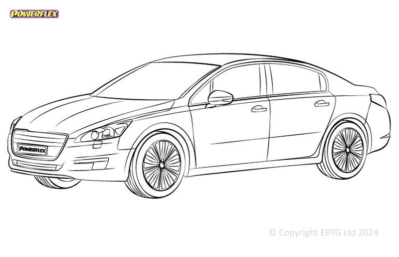 Carica immagine in Galleria Viewer, Schema boccole Powerflex Peugeot 508 (2010-2018)
