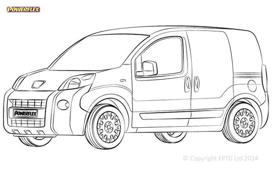 Silent block Powerflex Peugeot Bipper (2007-)