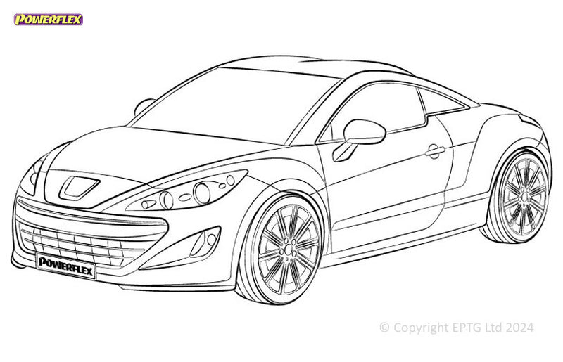 Carica immagine in Galleria Viewer, Silent block Powerflex Peugeot RCZ (2009-) - parte 1
