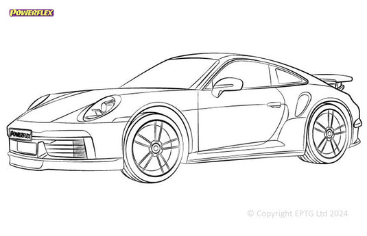 Silent block Powerflex Porsche 911 992 (2021-)
