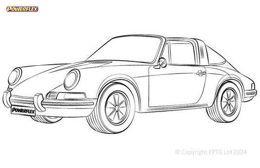 Silent block Powerflex Porsche 912 (1967-1969)