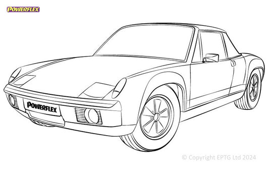 Schema boccole Powerflex Porsche 914 (1970-1976)