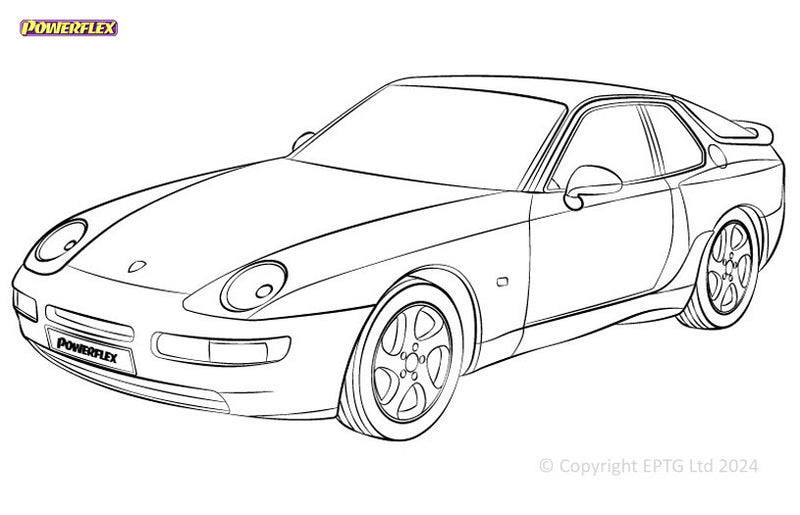 Carica immagine in Galleria Viewer, Silent block Powerflex Porsche 968 (1992-1995)
