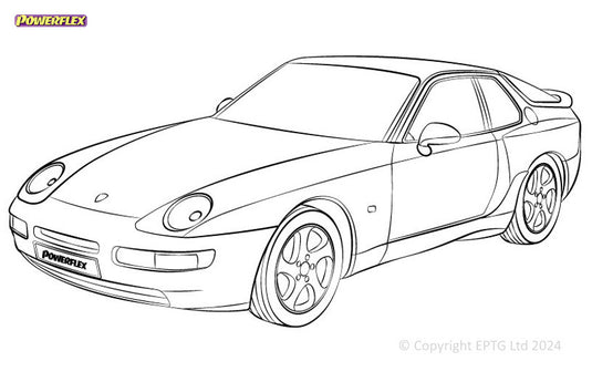 Silent block Powerflex Porsche 968 (1992-1995)