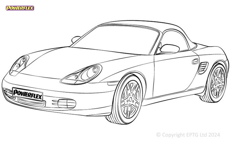 Carica immagine in Galleria Viewer, Silent block Powerflex Porsche 986 Boxster (1997-2004)
