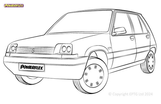 Silent block Powerflex Renault 5 Mk2 (1985-1995)