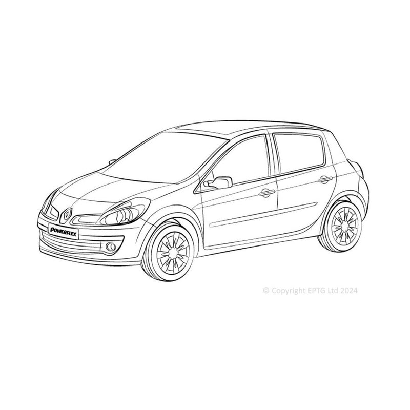 Carica immagine in Galleria Viewer, Schema boccole Powerflex Renault Clio III (2005-2012)
