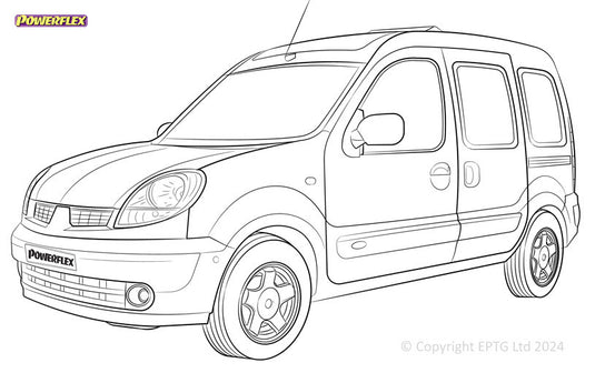 Silent block Powerflex Renault Kangoo (1997-2008)
