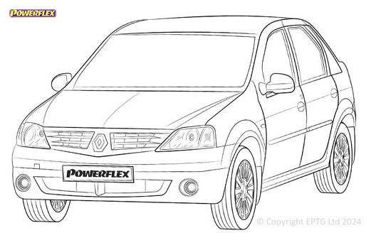 Silent block Powerflex Renault Logan I & II inc Stepway (2004-)