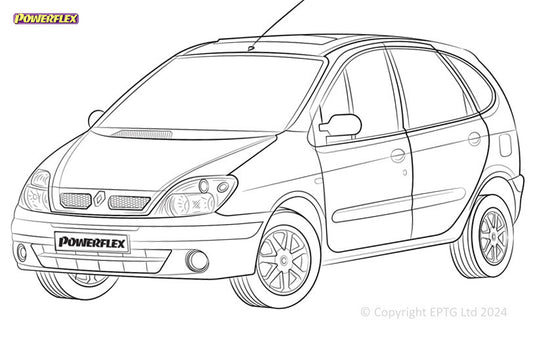 Silent block Powerflex Renault Scenic I (1997-2002)