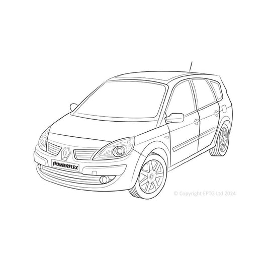 Silent block Powerflex Renault Scenic II (2003-2009)