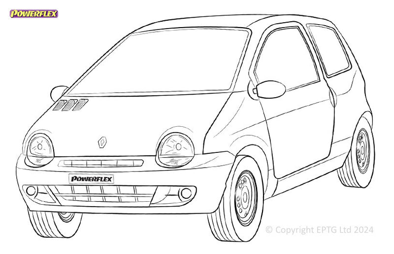 Carica immagine in Galleria Viewer, Silent block Powerflex Renault Twingo (1993-2007)
