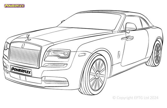 Schema boccole Powerflex Rolls-Royce Dawn RR6 (2015-2018)