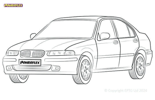 Schema boccole Powerflex Rover 400 & 45 HH-R (1995-2005)