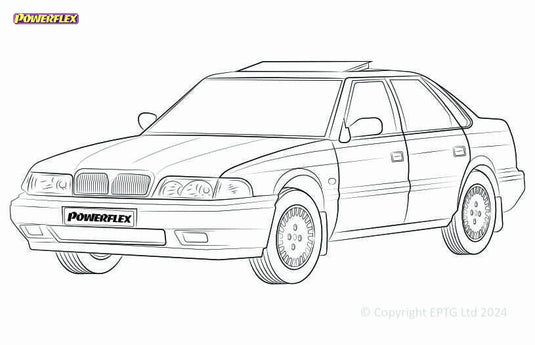 Schema boccole Powerflex Rover 800 (1986-1998)
