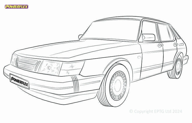 Carica immagine in Galleria Viewer, Silent block Powerflex Saab 900 (1983-1993)

