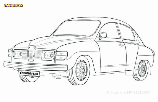 Silent block Powerflex Saab 96 (1960-1979)