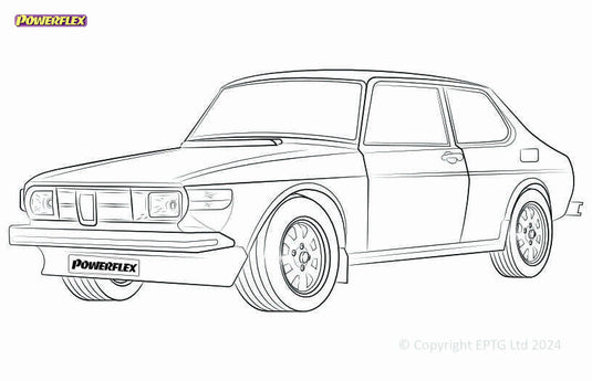 Silent block Powerflex Saab 99 (1970-1974)
