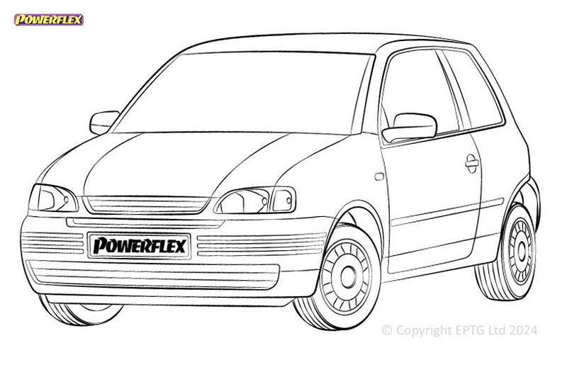 Carica immagine in Galleria Viewer, Schema boccole Powerflex Seat Arosa (1997-2004)
