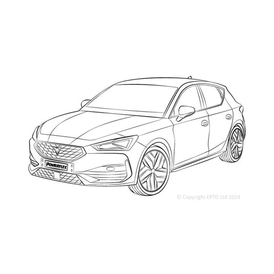 Silent block Powerflex Seat Leon Mk4 KL Incl. Cupra (2020-) multi braccio