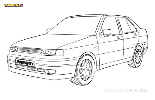 Schema boccole Powerflex Seat Toledo MK1 1L (1992-1999)