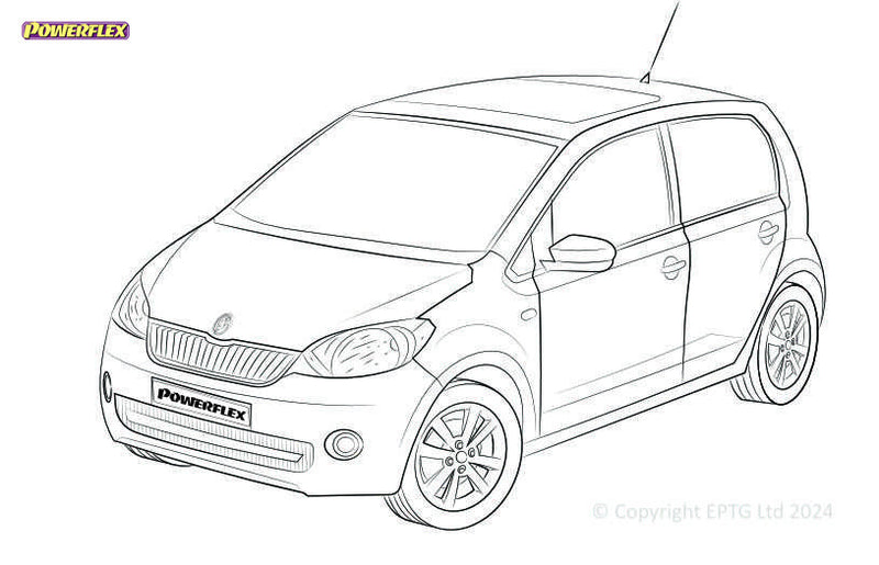 Carica immagine in Galleria Viewer, Silent block Powerflex Skoda Citigo (2011 -)
