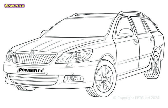 Silent block Powerflex Skoda Octavia Octavia Mk2 1Z (2004-2012)