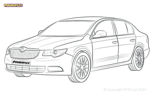 Silent block Powerflex Skoda Superb B6 (2009-2010)