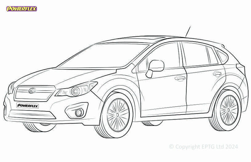 Carica immagine in Galleria Viewer, Silent block Powerflex Subaru Impreza GJ &amp; GP (2011-2015)

